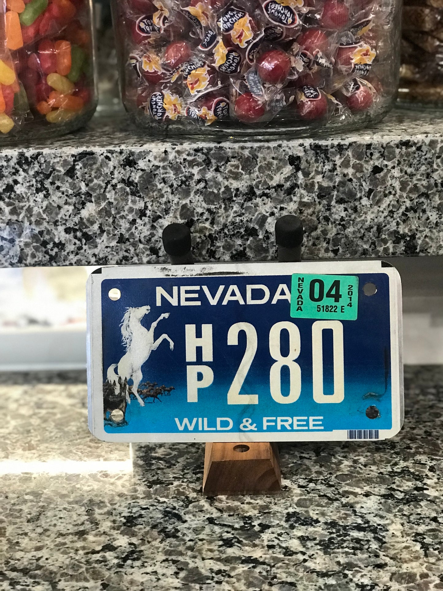 Plate,Motorcycle,Nevada,2014