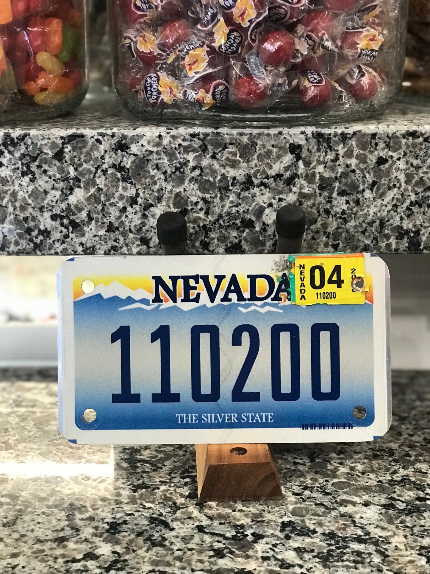 Plate,Motorcycle,Nevada,2000