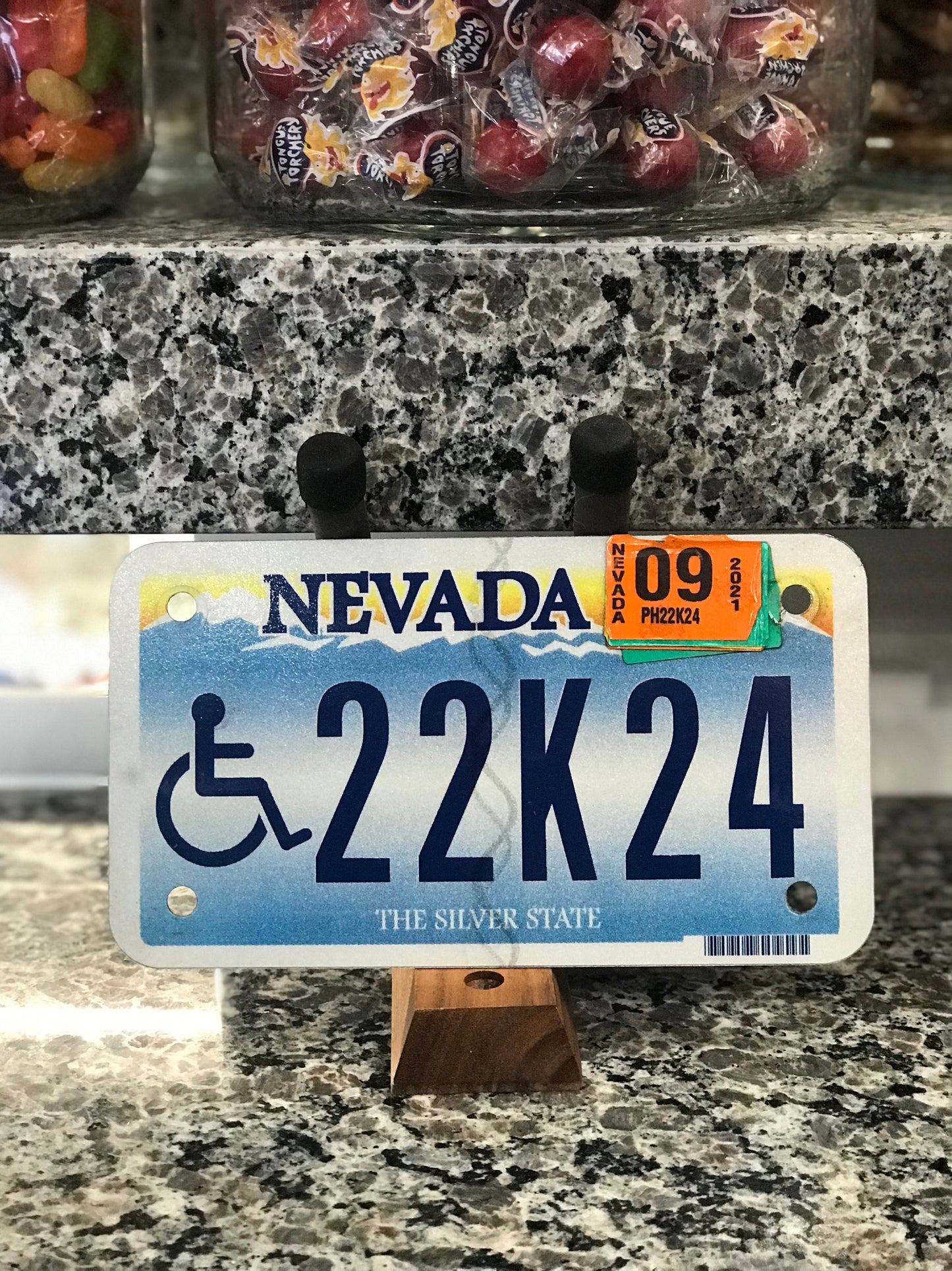 Plate,Motorcycle,Nevada,Sept 2021