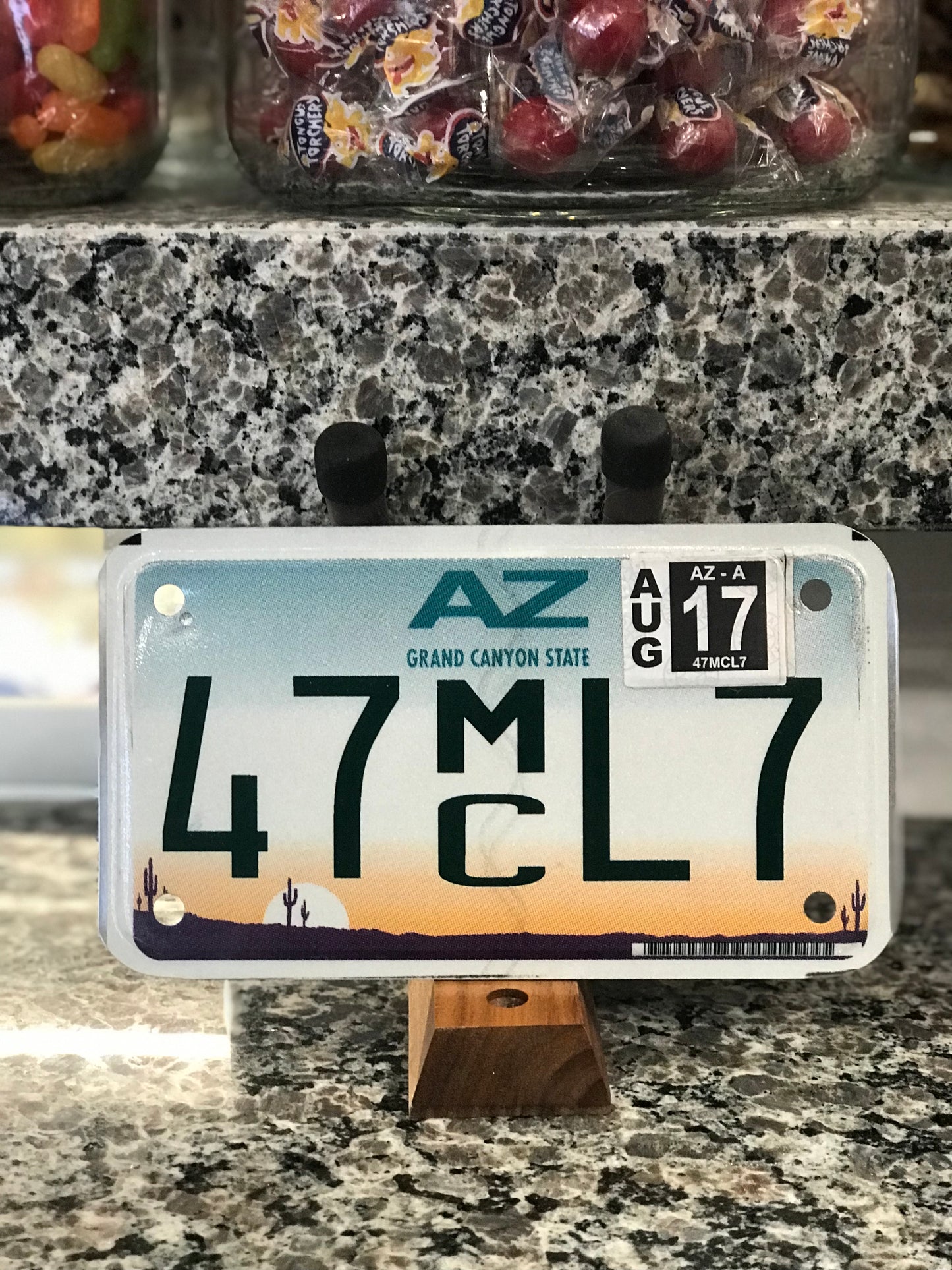 Plate,Motorcycle,Arizona,Aug 2017