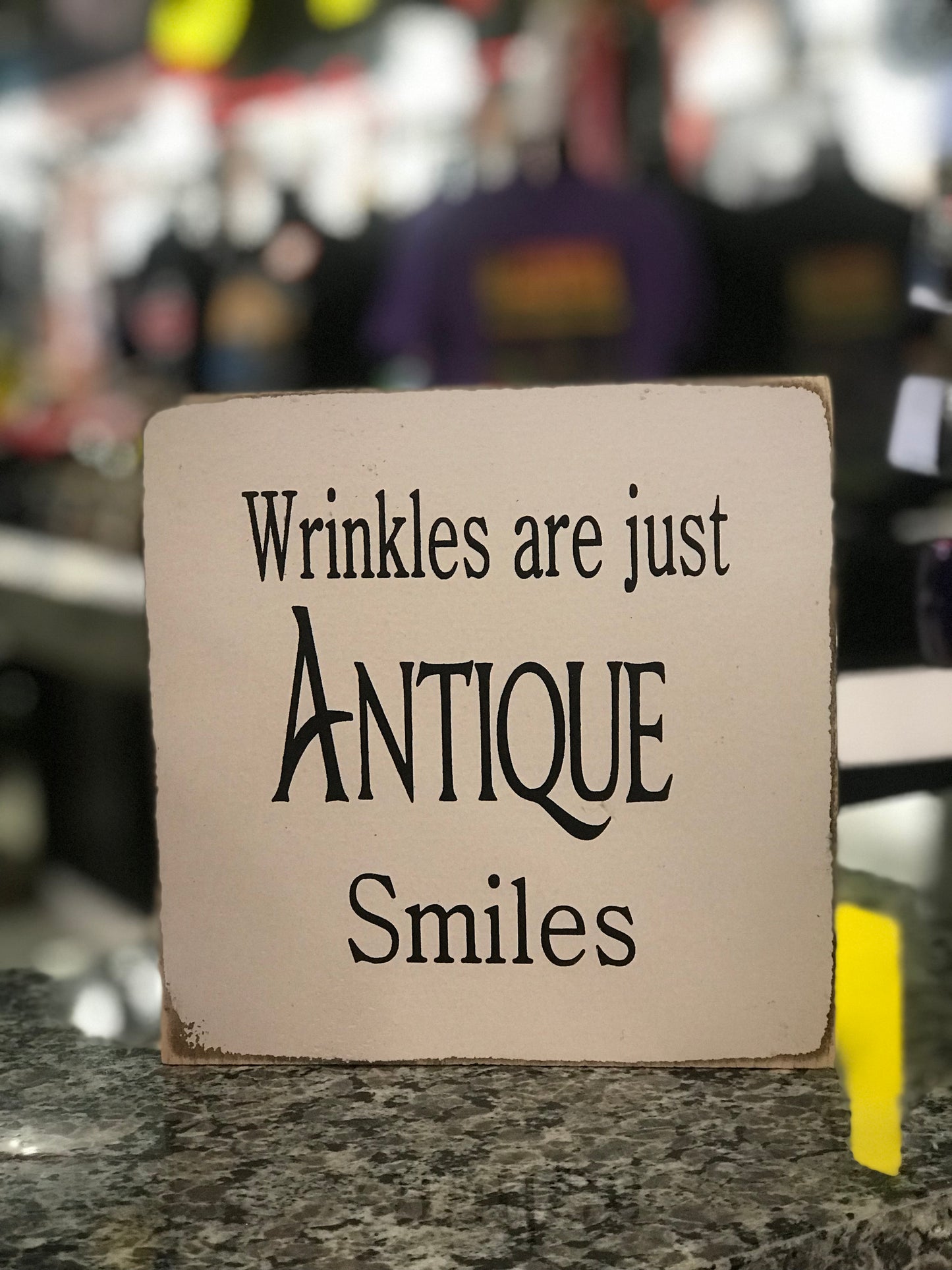 Sign,Antique Smiles,7X7