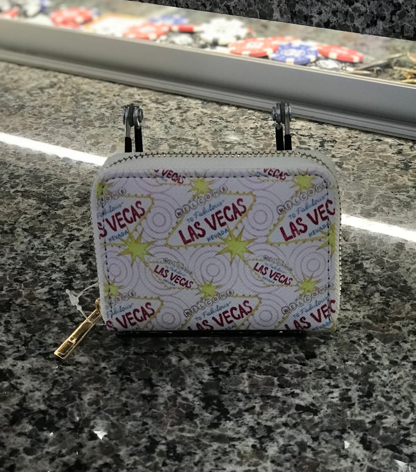 Wallet,Las Vegas,White,Small