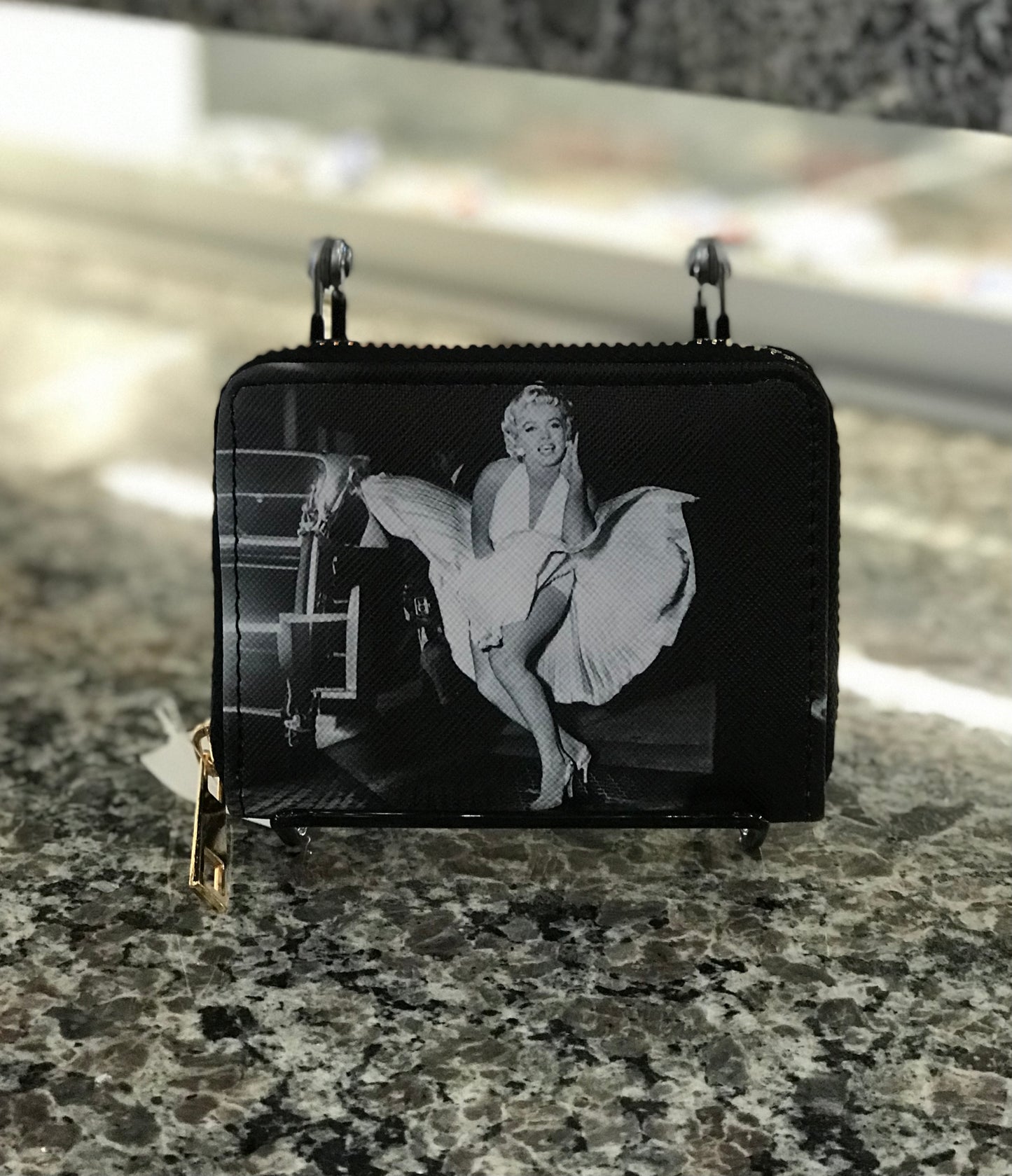 Wallet,Marilyn Monroe,Small,Black
