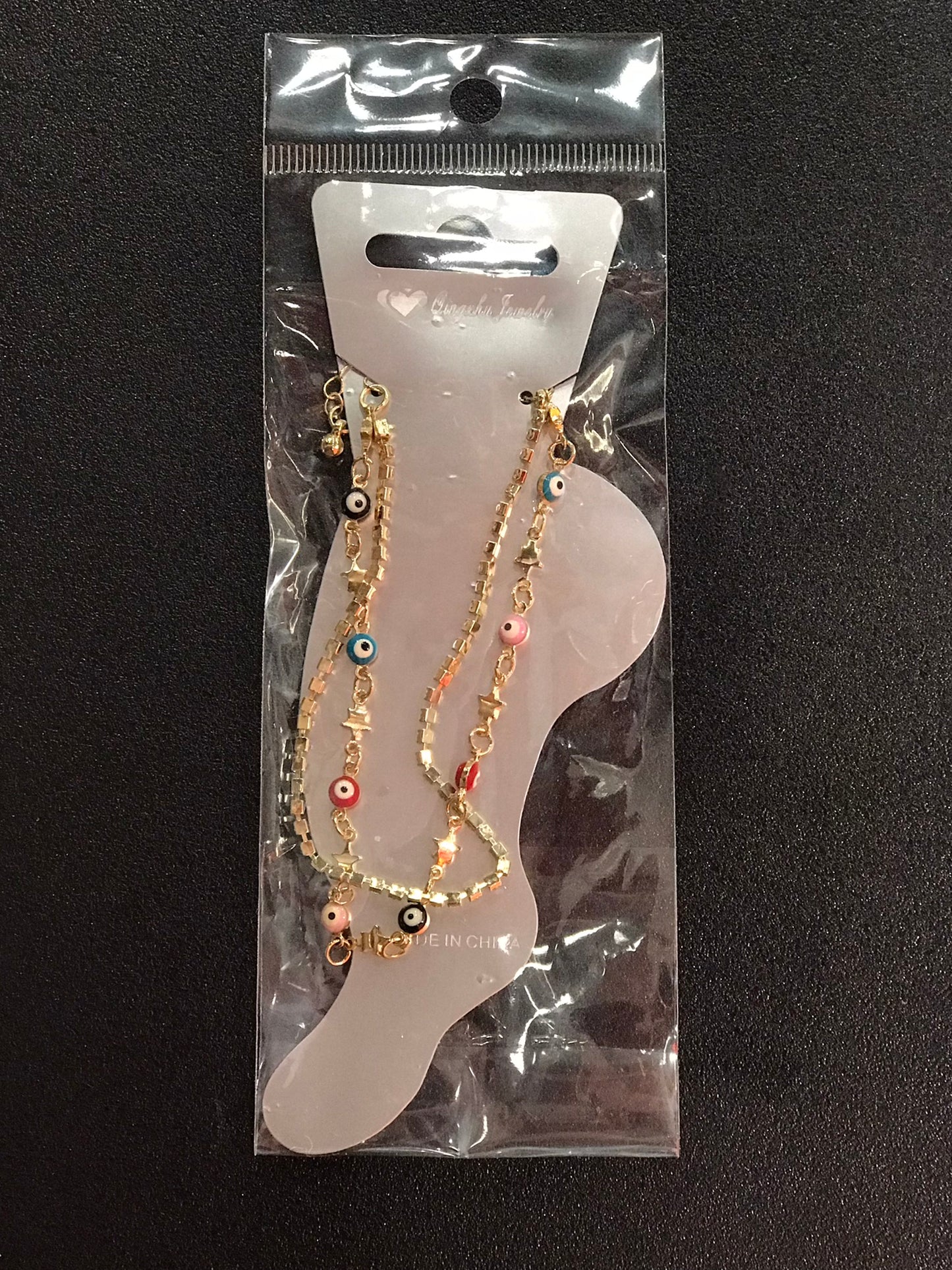Ankle Bracelet,Wild Eyes,Gold