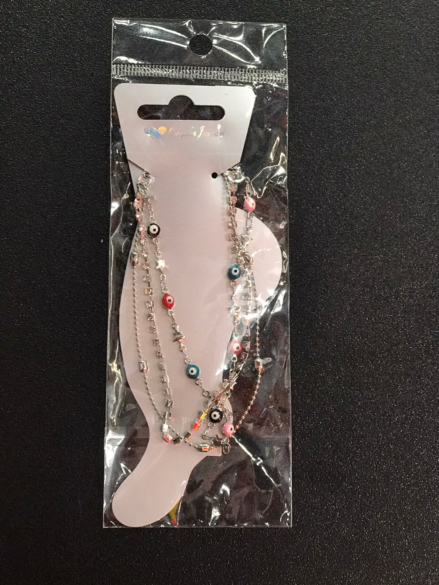 Ankle Bracelet,Wild Eyes,Silver