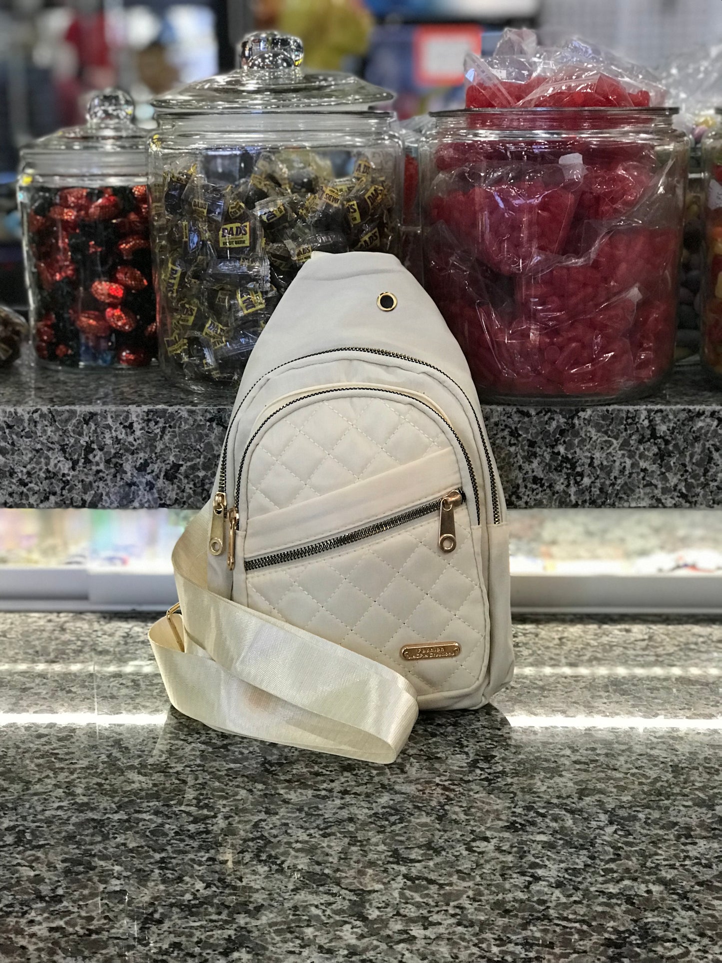 Mini Backpack,Cream