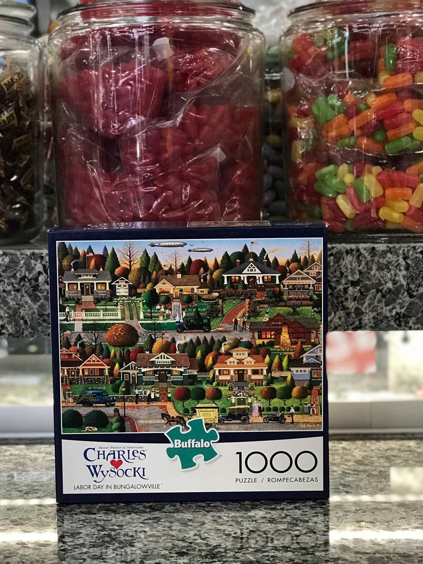 Puzzle,Labor Day In Bungalwville