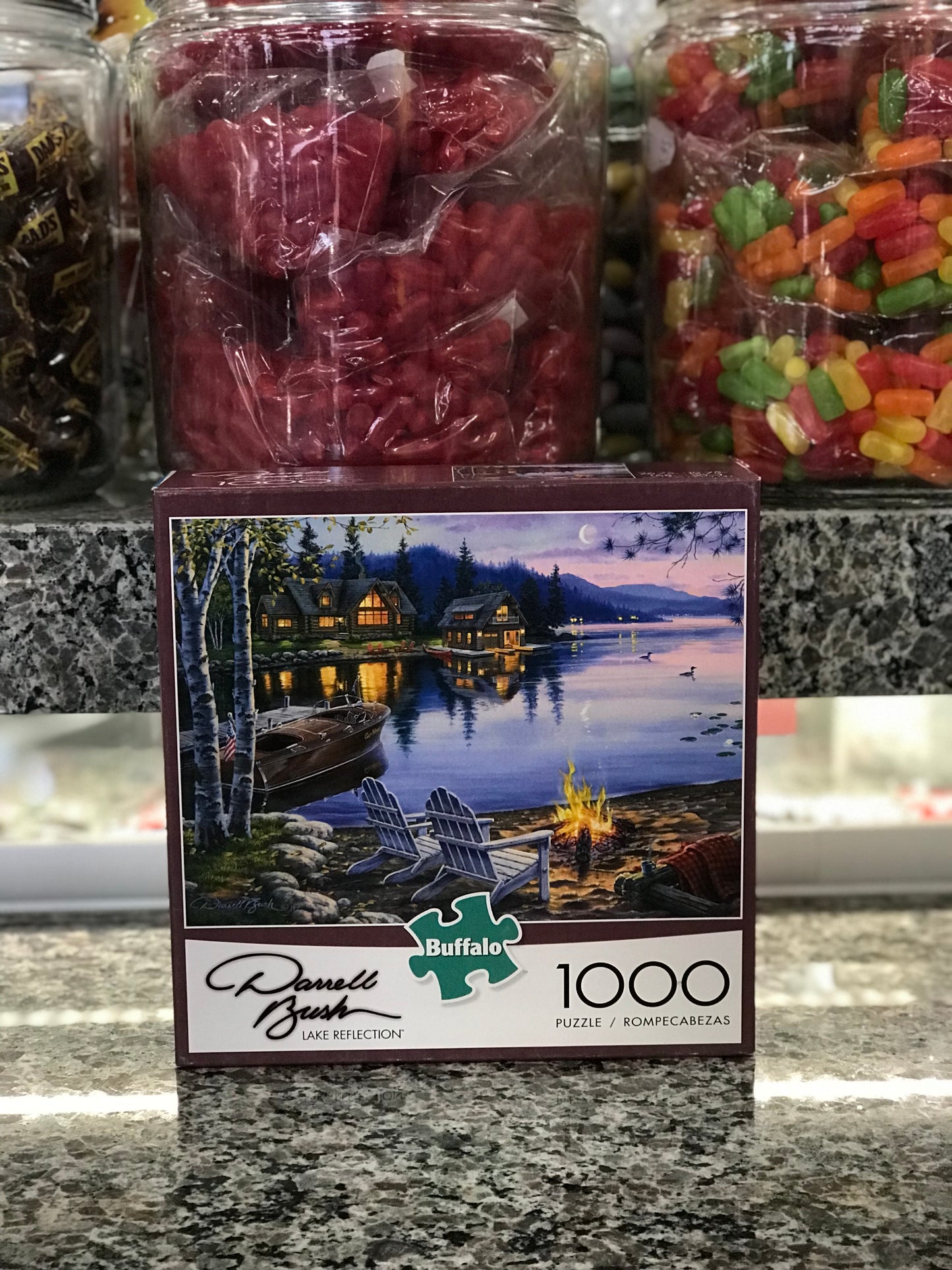 Puzzle,Lake Reflection