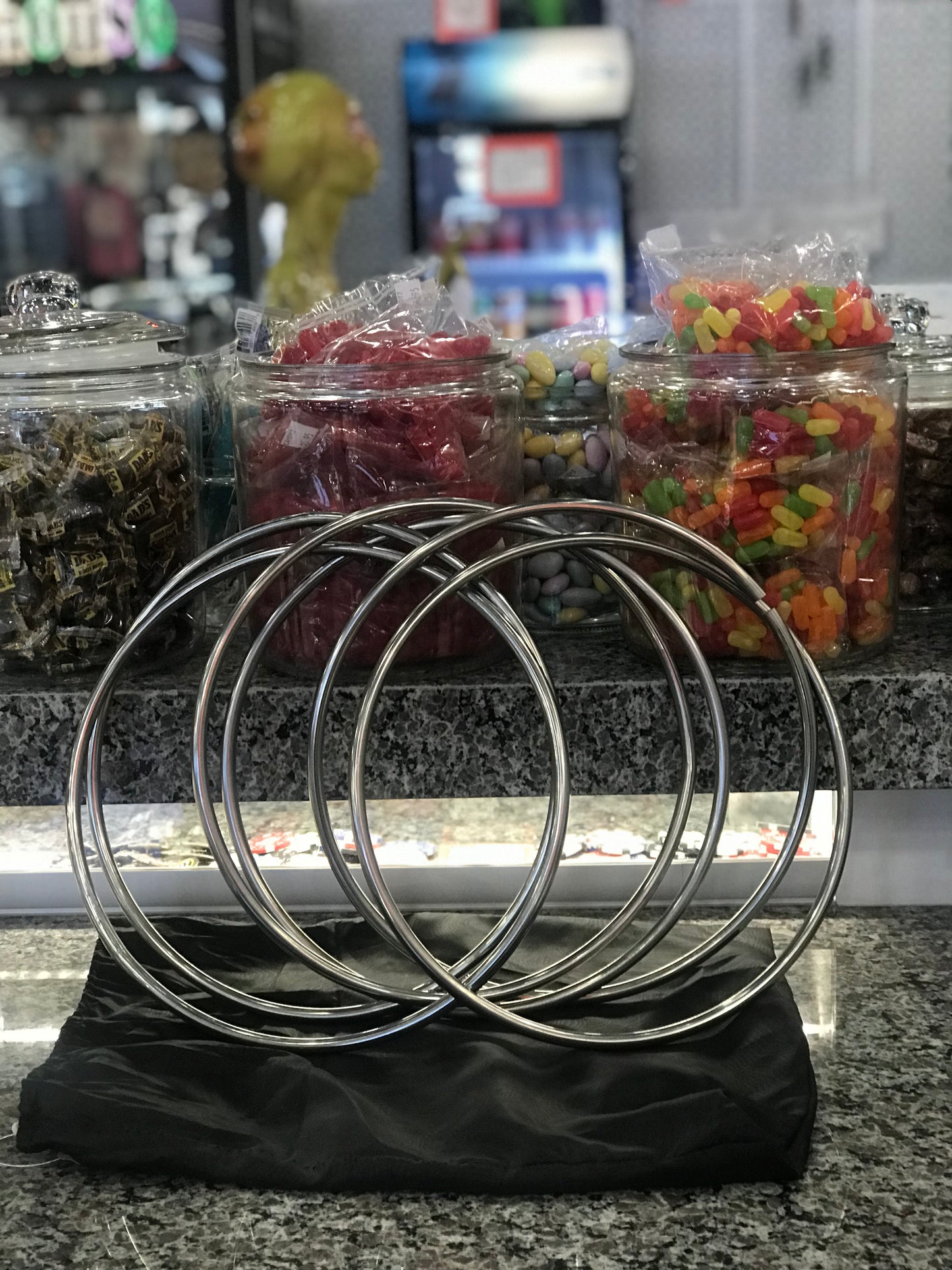 Magic Rings,Chinese Linking,6 PC,Magnetic Lock
