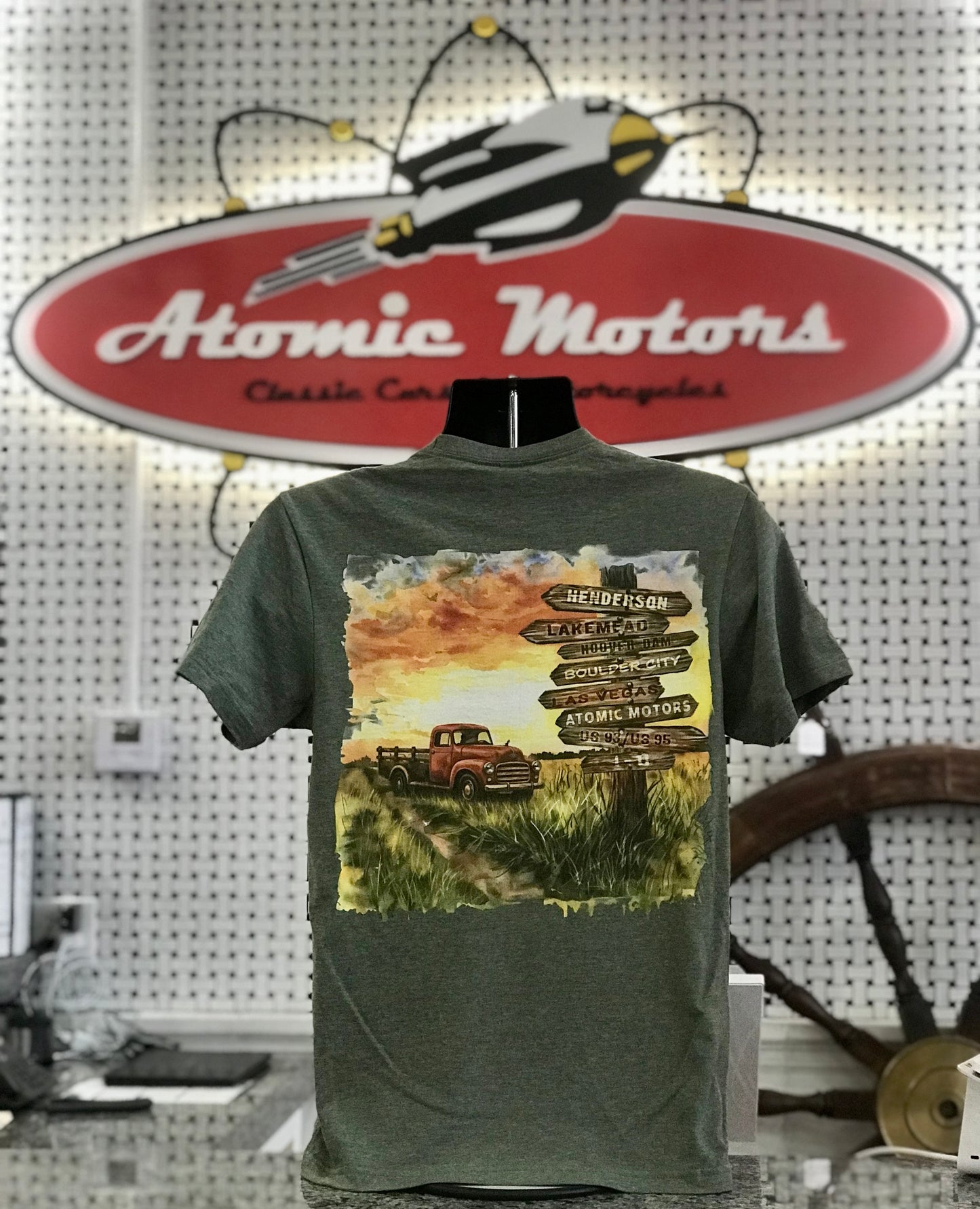 T-Shirt,Vintage Farm truck