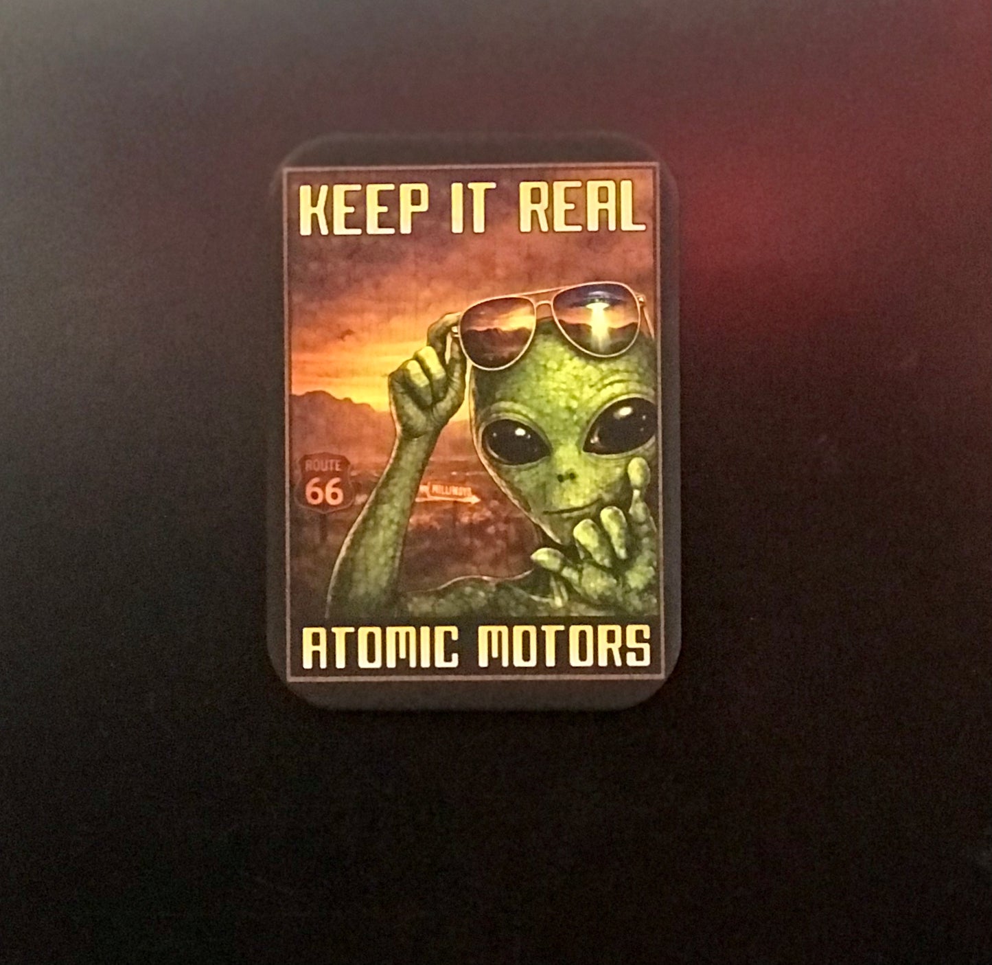 Magnet,Alien,Sunglasses