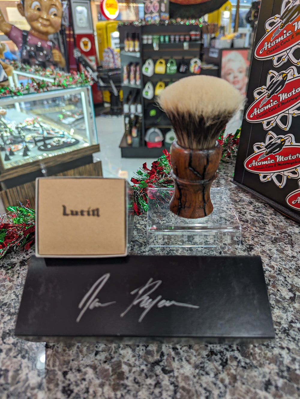 Wood Shaving Brush,Oak,5