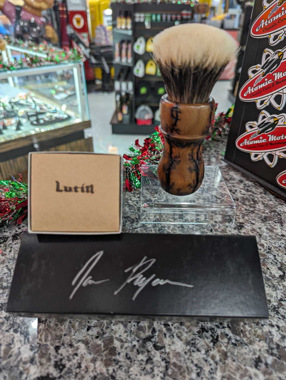 Wood Shaving Brush,Oak,6